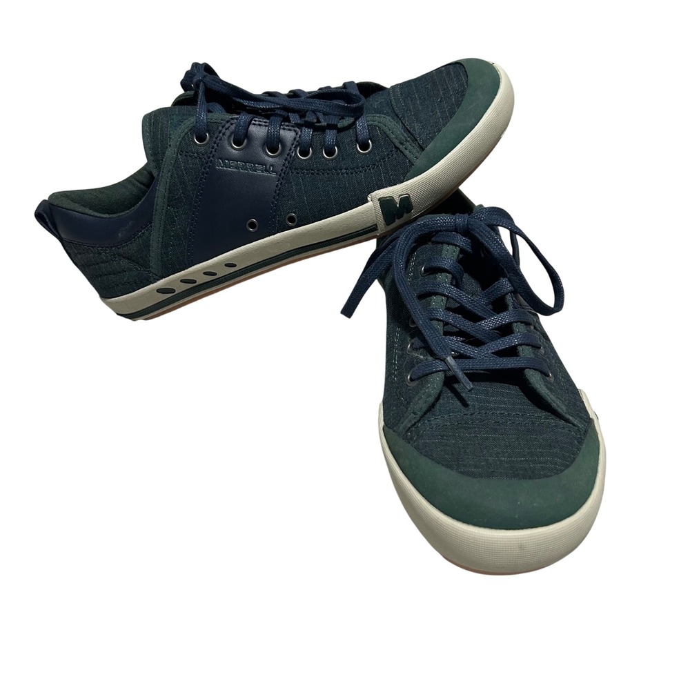 Merrell Pine Grove Sneakers Mens 9 Pine Grove Green Navy Performance Casual